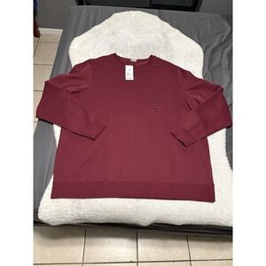 New Puma Men's Burgundy Crewneck Pullover Sweater Size 4XLT NWT